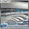 Estructura de acero de acero de gran amplio tramo moderno Materiales de construcción del aeropuerto